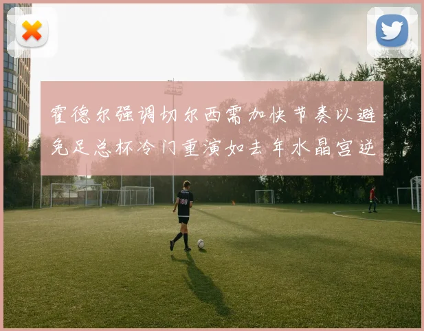 霍德尔强调切尔西需加快节奏以避免足总杯冷门重演如去年水晶宫逆袭曼城